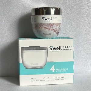 S’well Eats Prep Bowl Set with insulated stainless steel bowl NWT